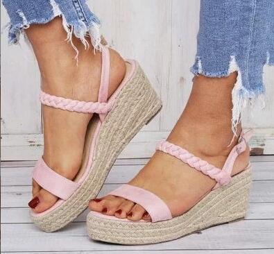 Woven wedge heels - Snapitonline