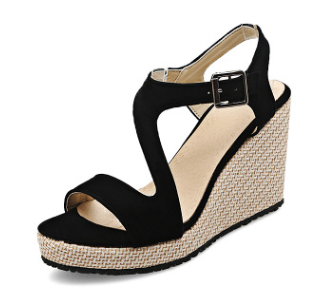 Platform Buckle Strap High heels - Snapitonline