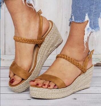 Woven wedge heels - Snapitonline