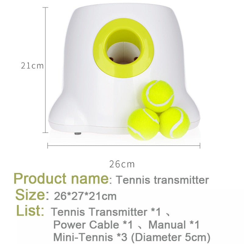 Automatic Tennis Ball Launcher Snapitonline