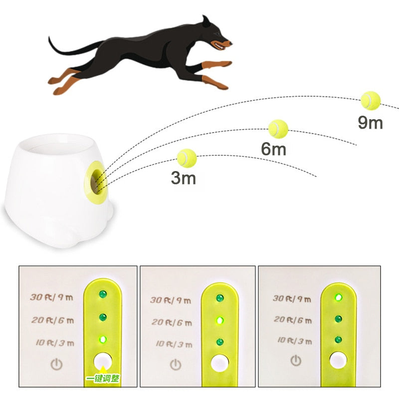 Automatic Tennis Ball Launcher Snapitonline